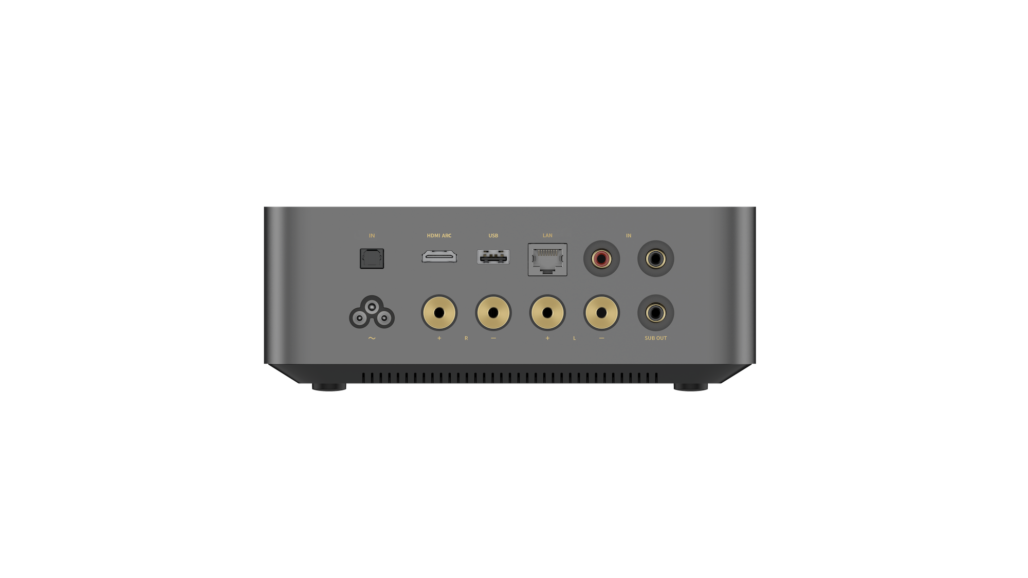 WiiM Amp Ultra — rear connections